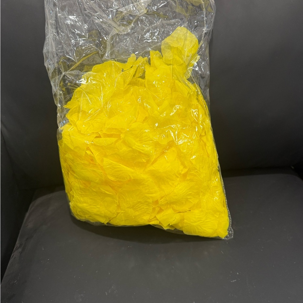 Bright Yellow Decorative Petals